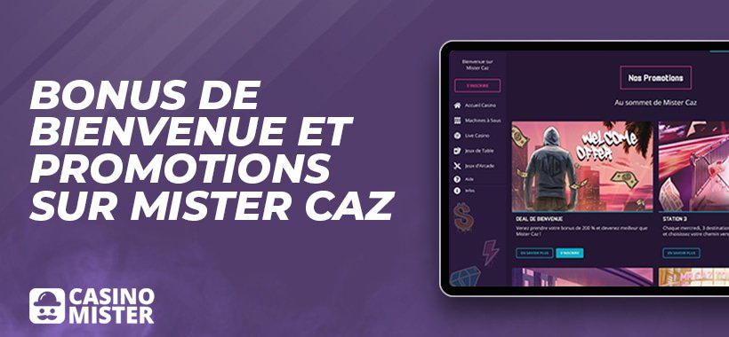 bonus sur mister caz casino