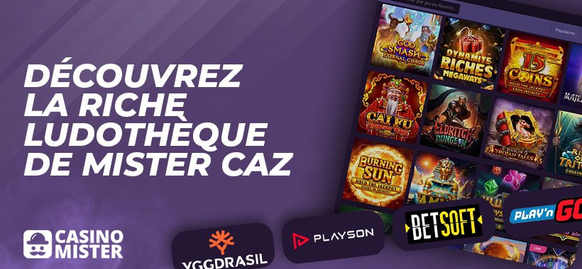 jeux à découvrir sur mister caz